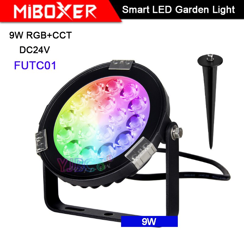 Miboxer-Ʈ LED   9W RGB + CCT, DC24V, F..
